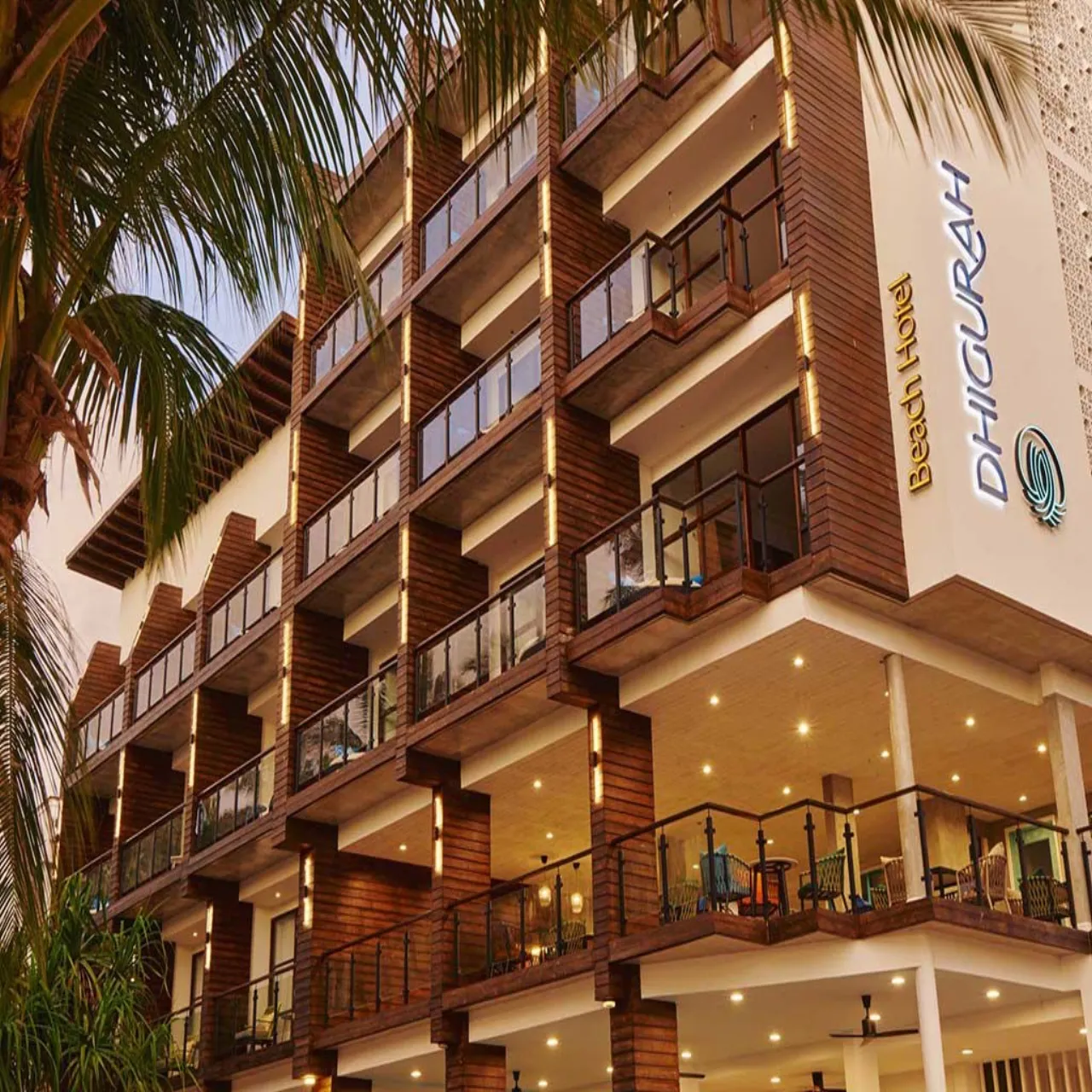 Exterior of Beach Hotel Dhigurah on Dhigurah, Maldives