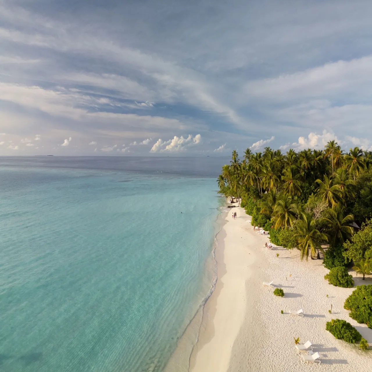 Beach at Diamonds Athuruga on Athuruga, Maldives