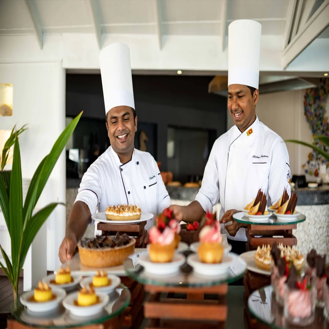 Dining at Diamonds Thudufushi on Thudufushi, Maldives