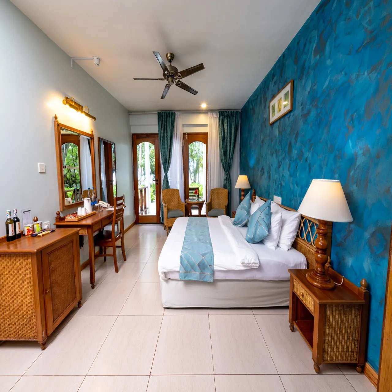 Beach at Fihalhohi Island Resort on Fihalhohi, Maldives