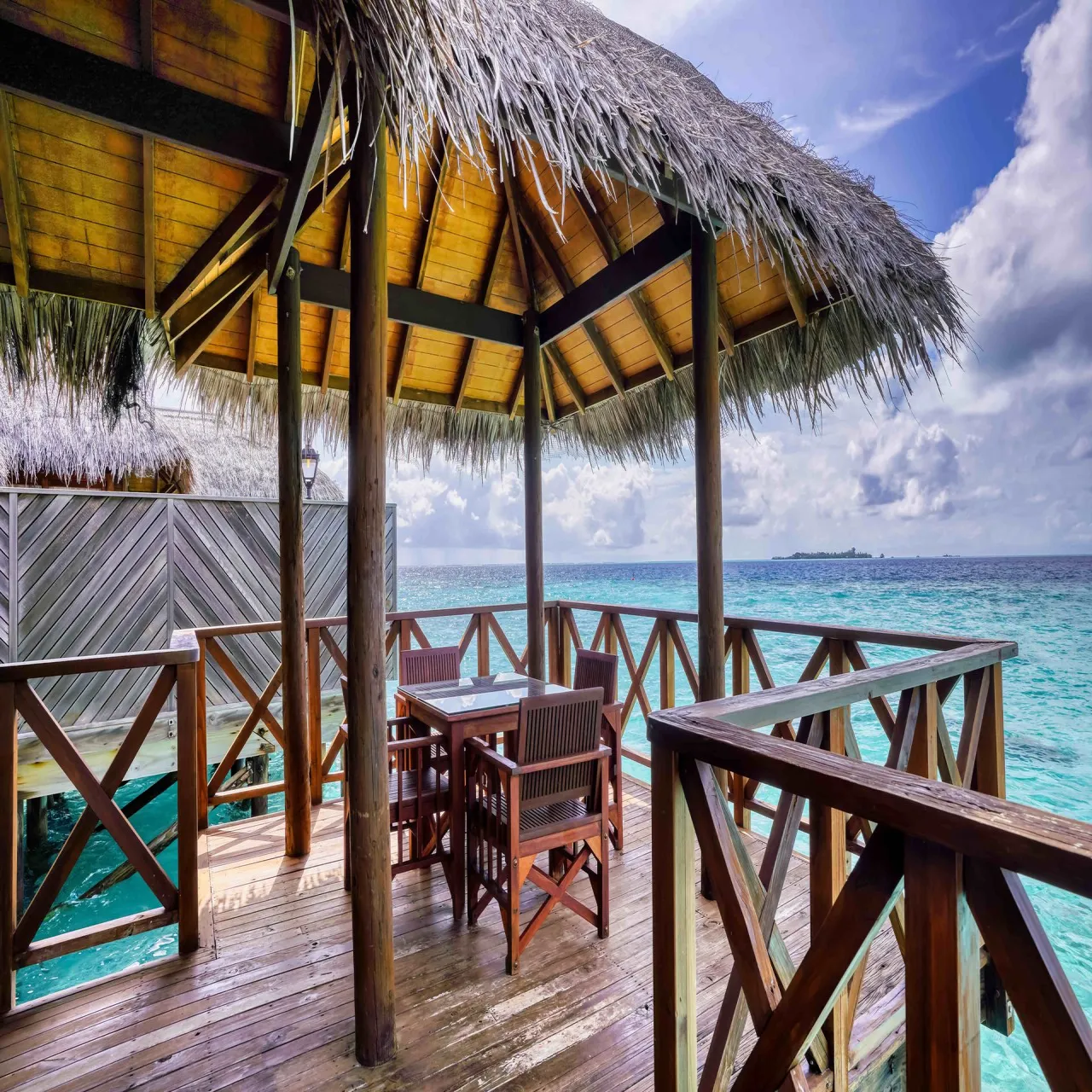 Water Villa at Fihalhohi Island Resort on Fihalhohi, Maldives