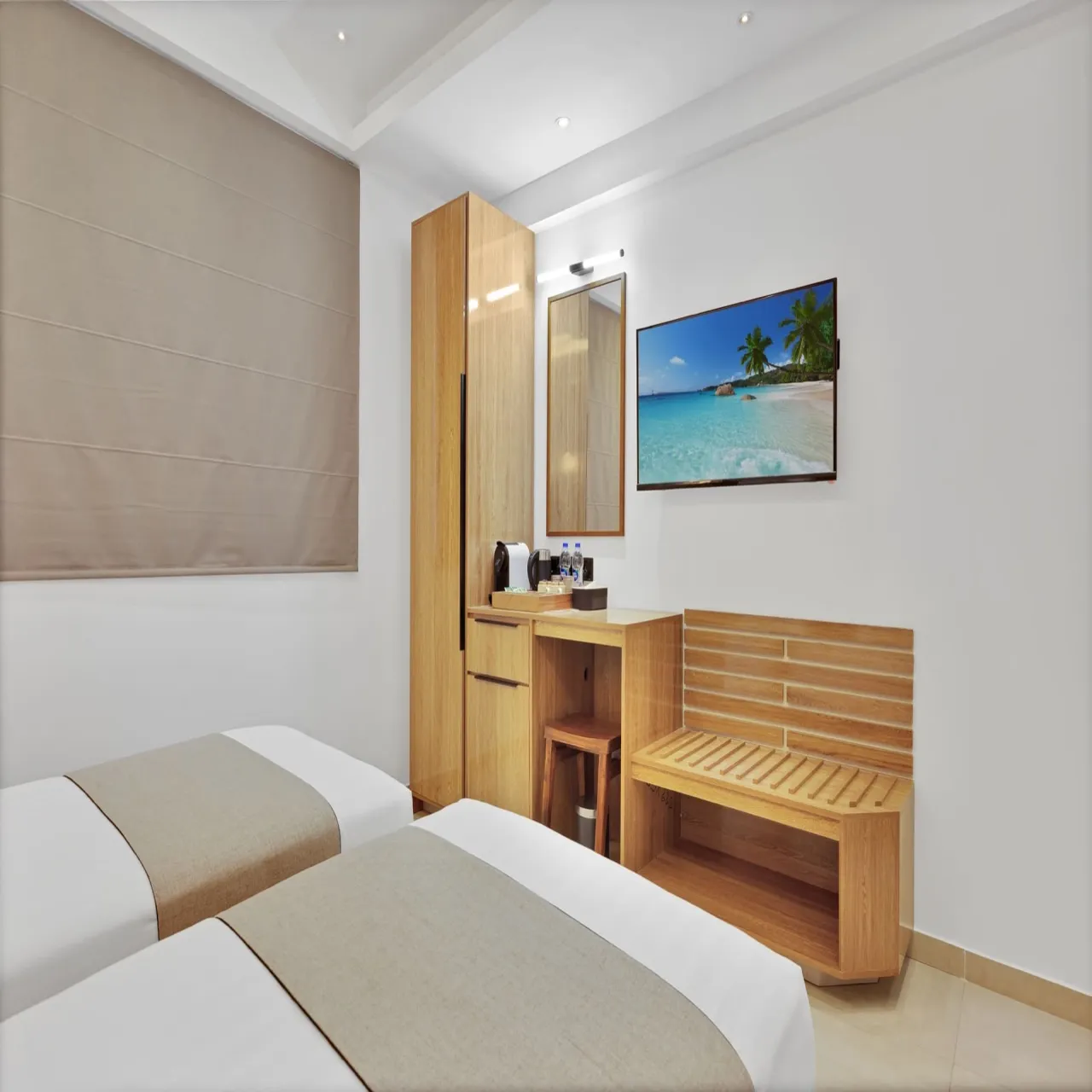 Room at Hotel Amber Seaside on Hulhumalé, Maldives
