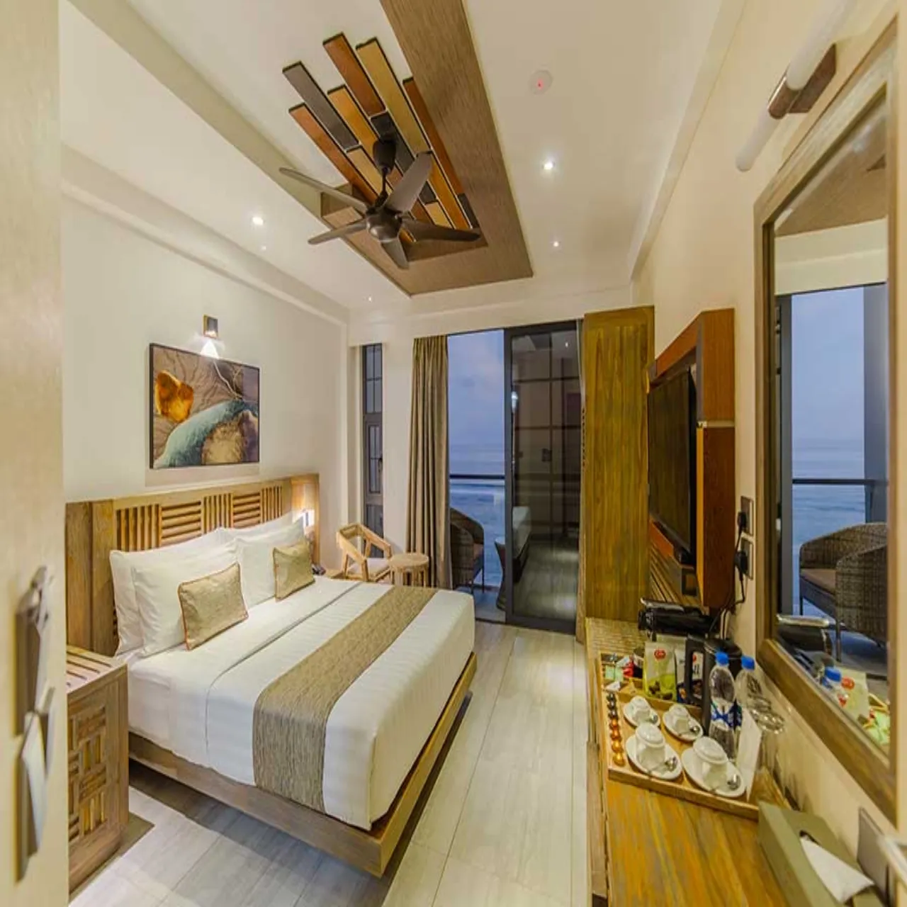 Room Ocean View With Private Balcony at Hotel Ocean Grand on Hulhumalé, Maldives
