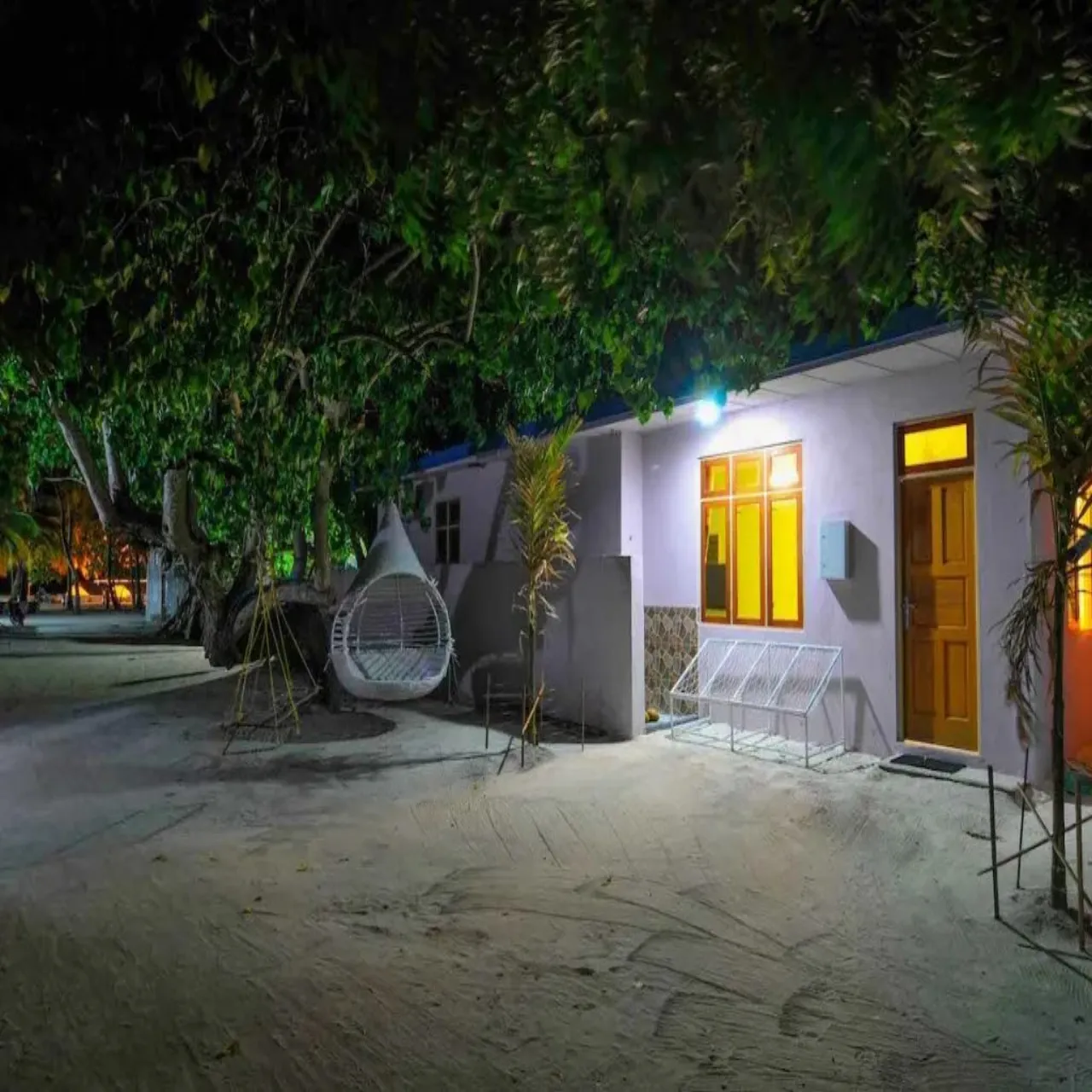 Hotel at Jailbreak Surf Inn on Himmafushi, Maldives