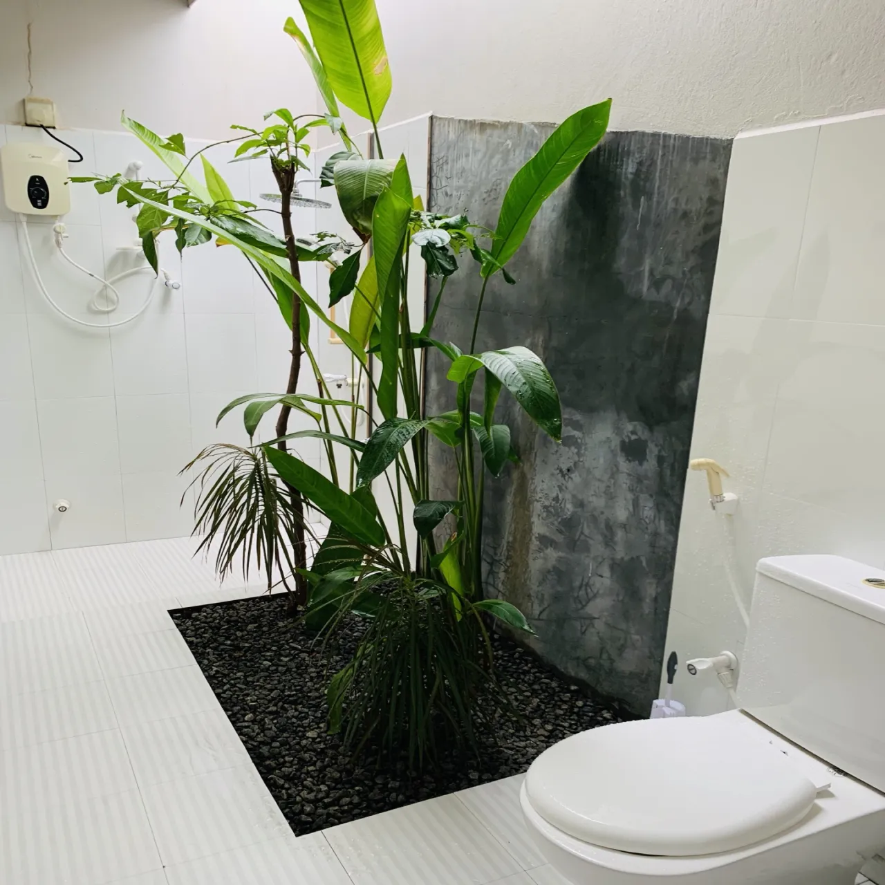 Bathroom at Jerry's Dive Lodge on Rasdhoo, Maldives