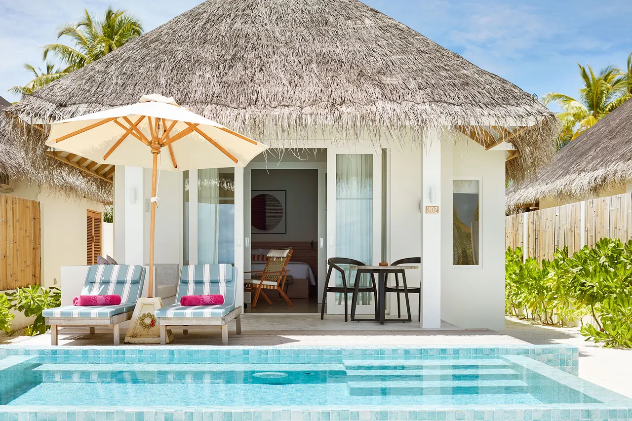Family beach villa at Sun Siyam Iru Veli, Maldives