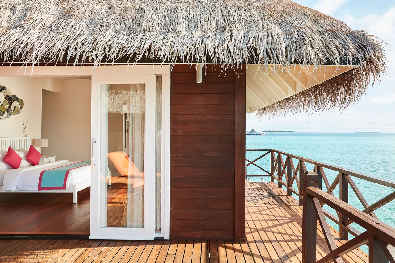 Sunset reef villa at Sun Siyam Vilu Reef, Maldives