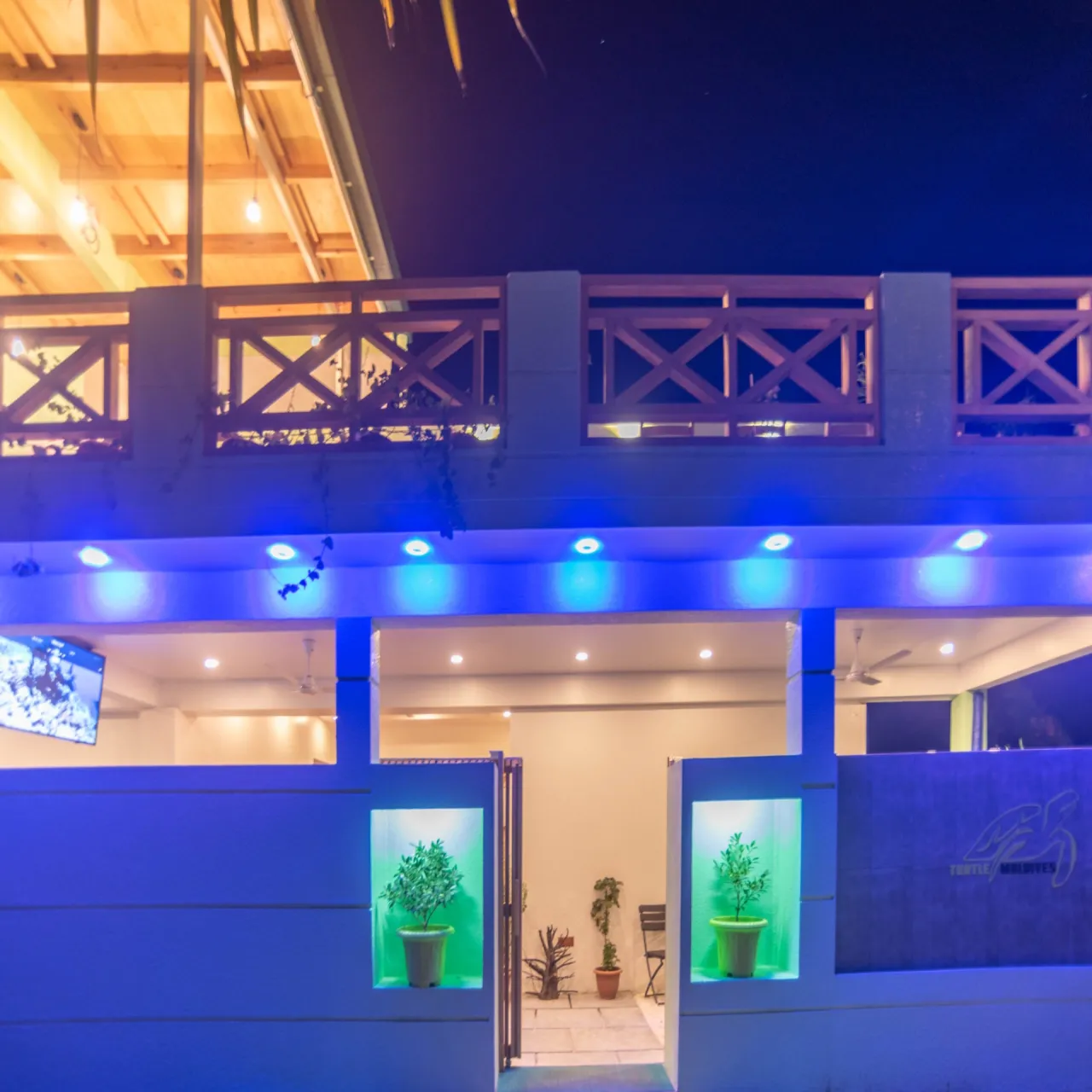 Exterior of Turtle Maldives on Omadhoo, Maldives
